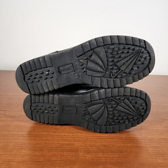 Totes Womens Gina Boots Black Size 6 Double Zippers - Picture 9 of 11